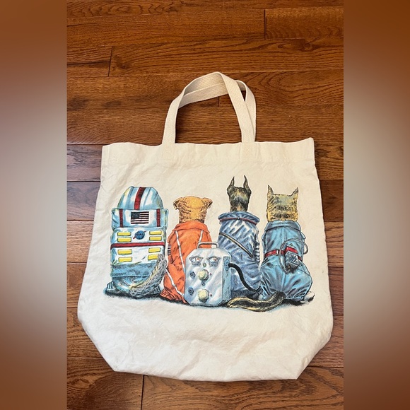 NASA Kennedy Space Center Astronaut Dogs Tote - Picture 3 of 6